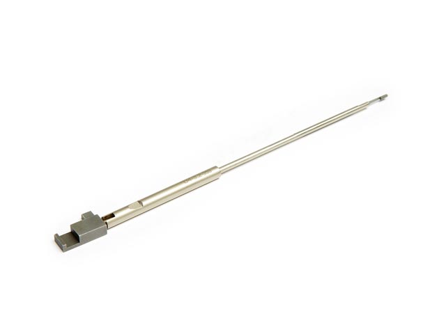 Sonstige Sonderhondorne (hier Hondorn aus weichem Stahl für Ø 3,2mm mit Schaftlänge 55mm und Schleifleistenlänge 35mm)