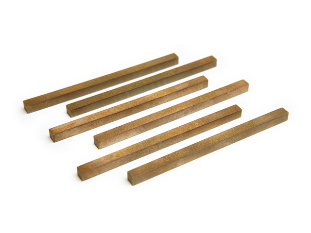 Honleisten ohne Träger (hier Diamantsticks 70x4x4/3mm, Körnung und Konzentration D76C50)